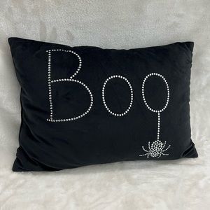 Rectangle Halloween Pillow “Boo”